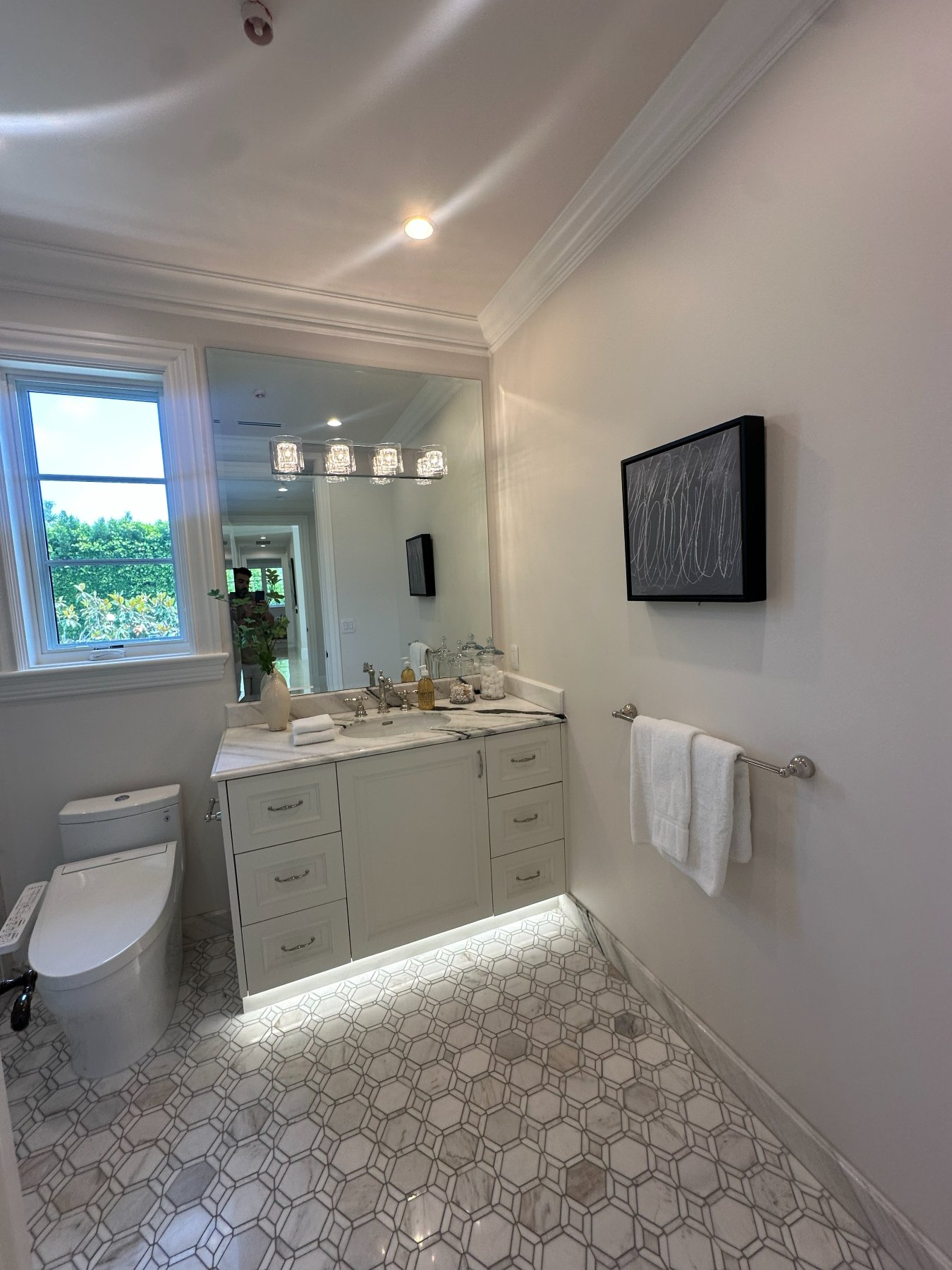 Completed bathroom