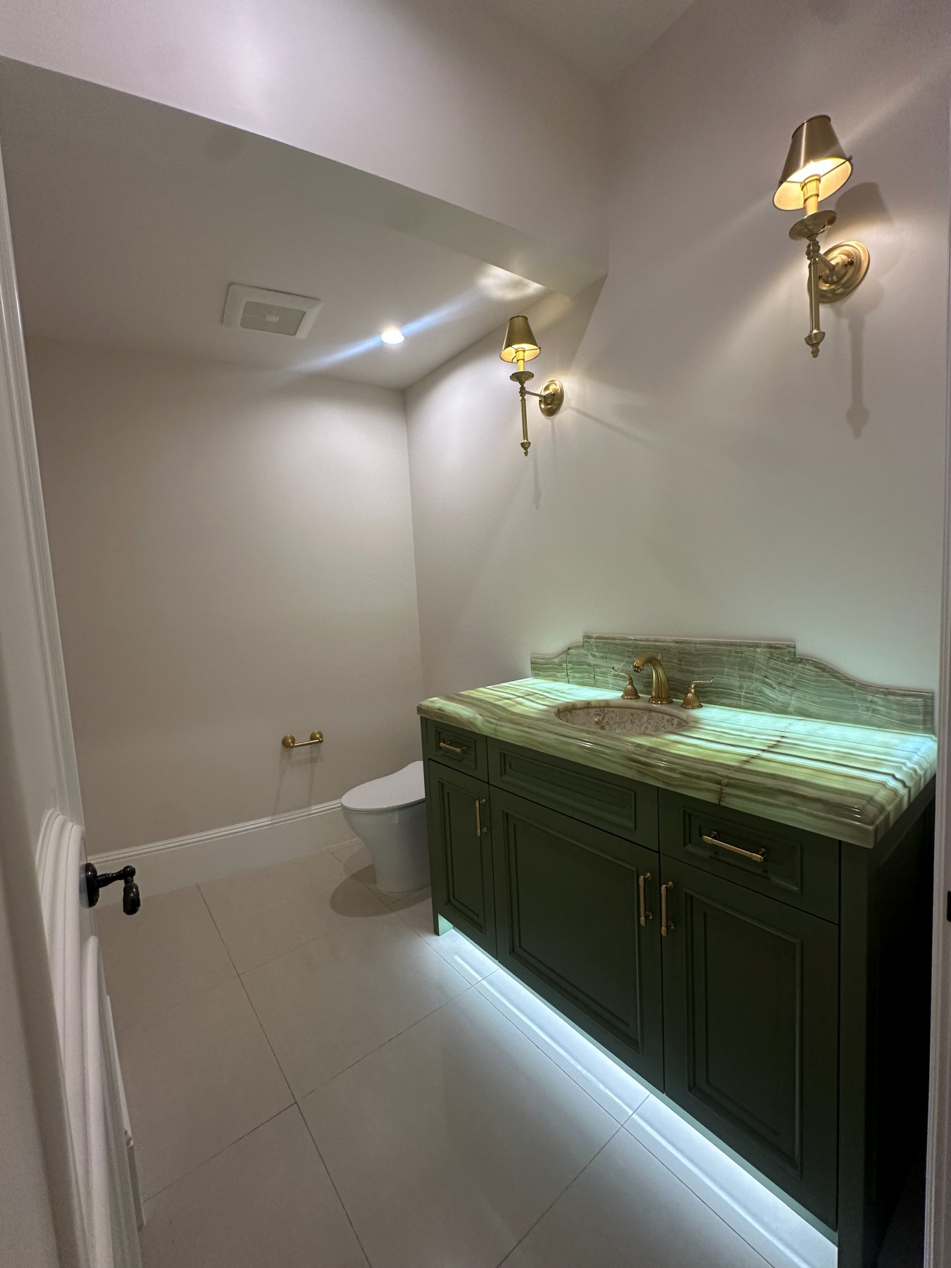 Completed bathroom