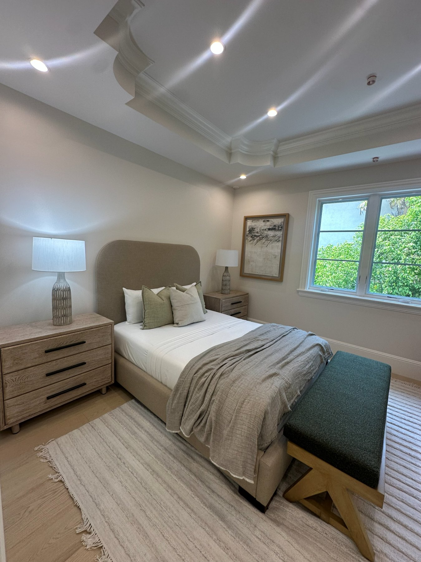 Completed bedroom