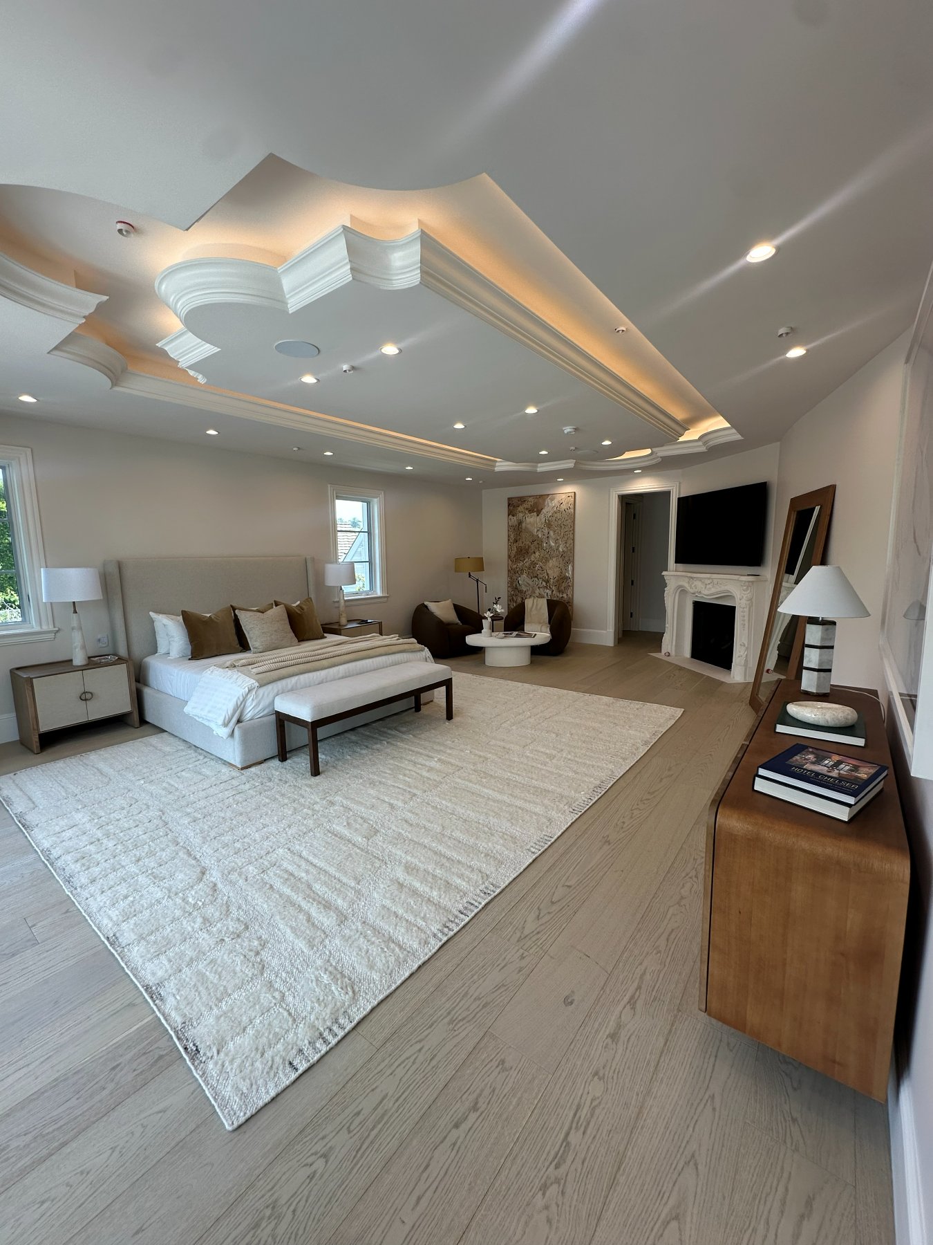 Completed bedroom