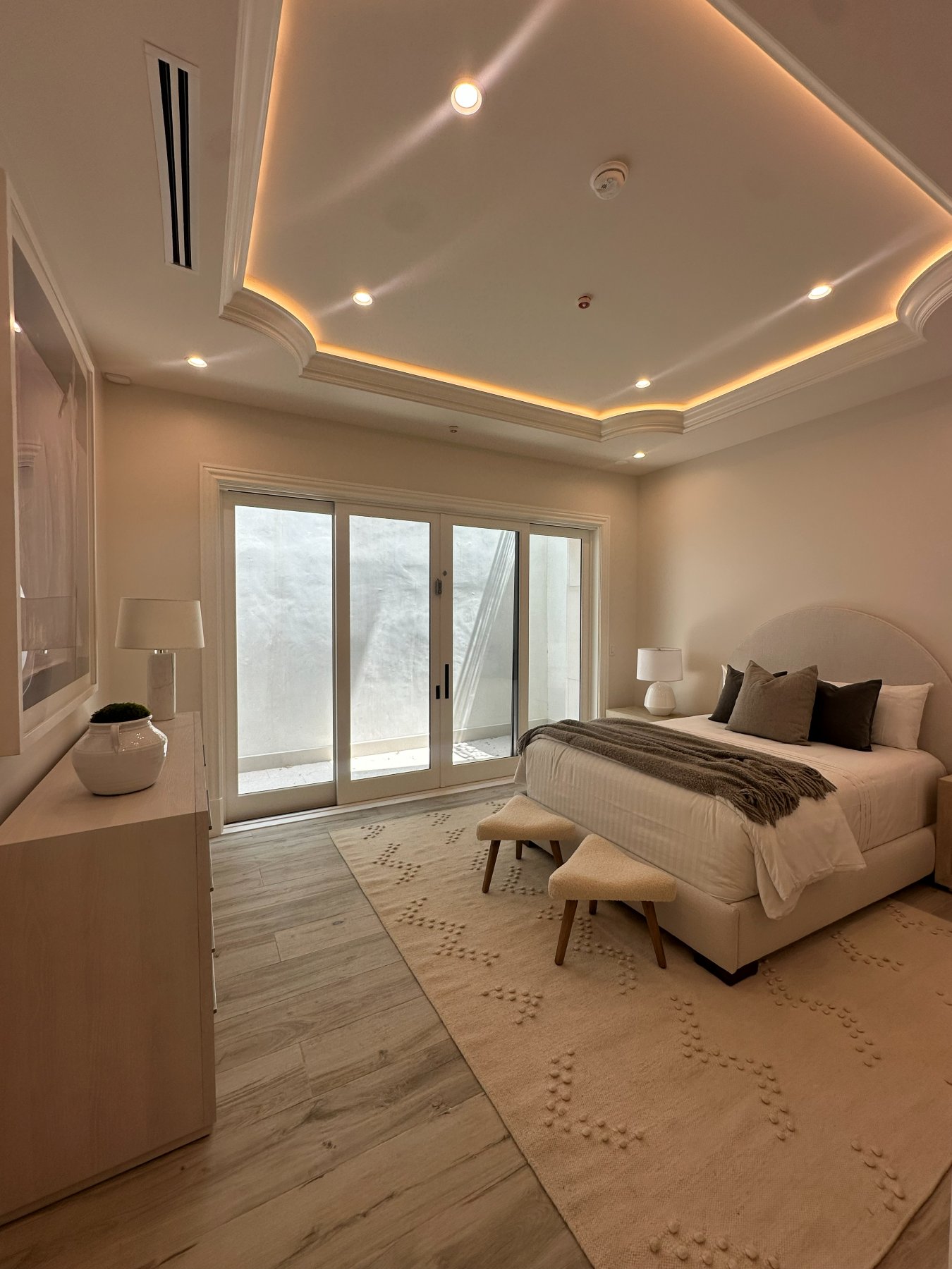 Completed bedroom