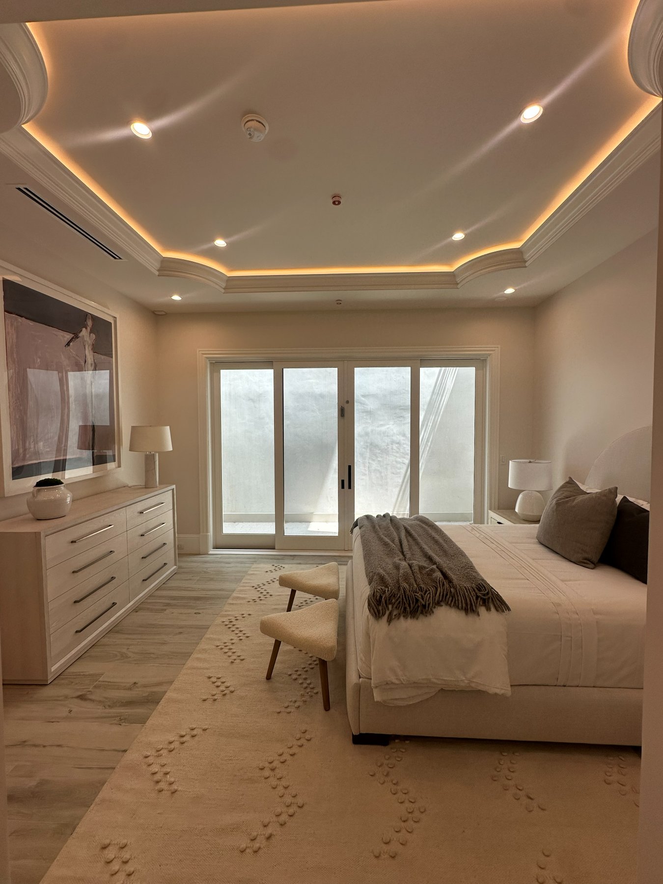 Completed bedroom
