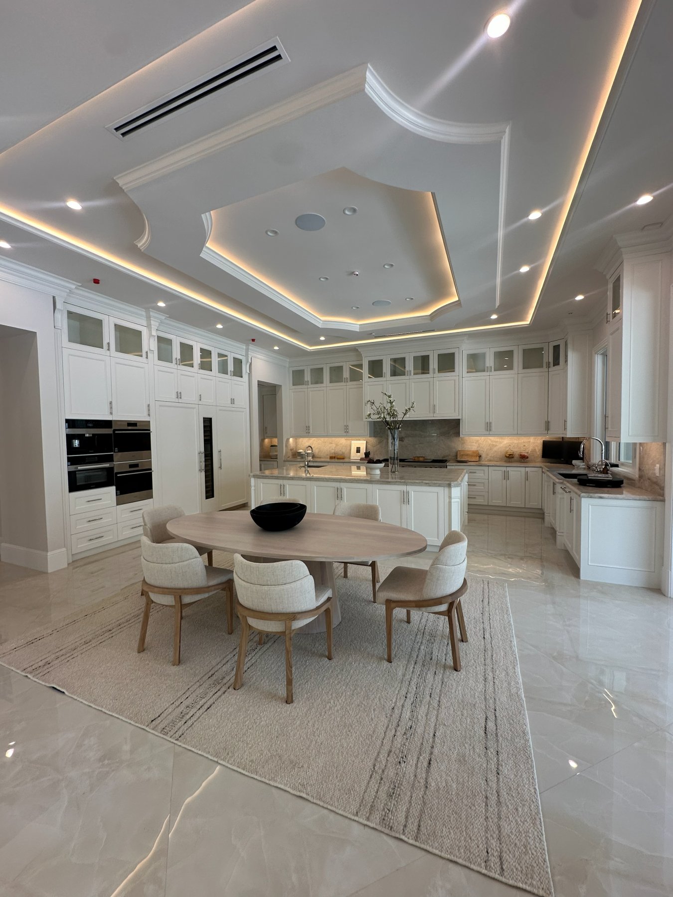 Completed kitchen in a Los Angeles home
