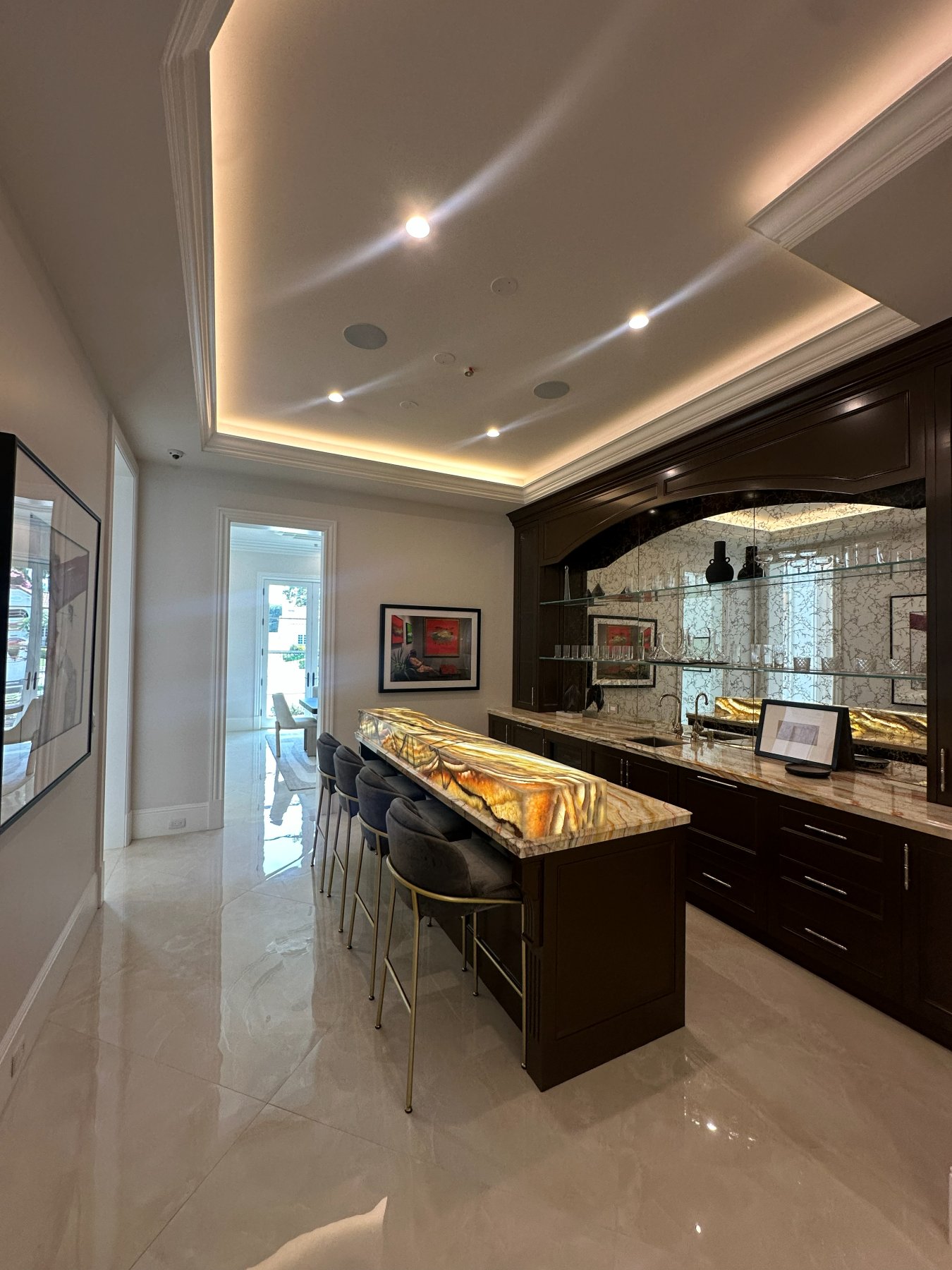 Completed kitchen