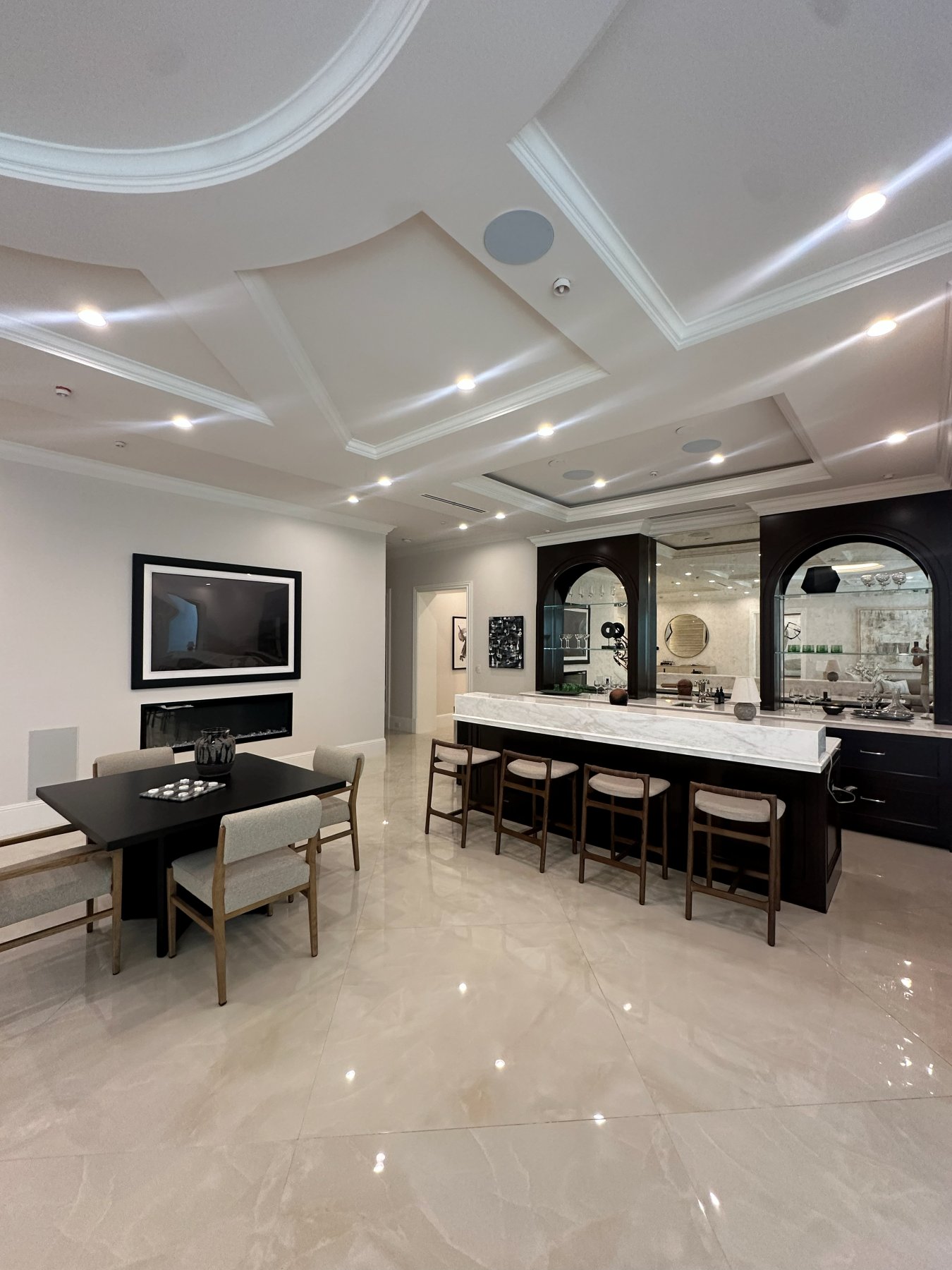 Completed kitchen