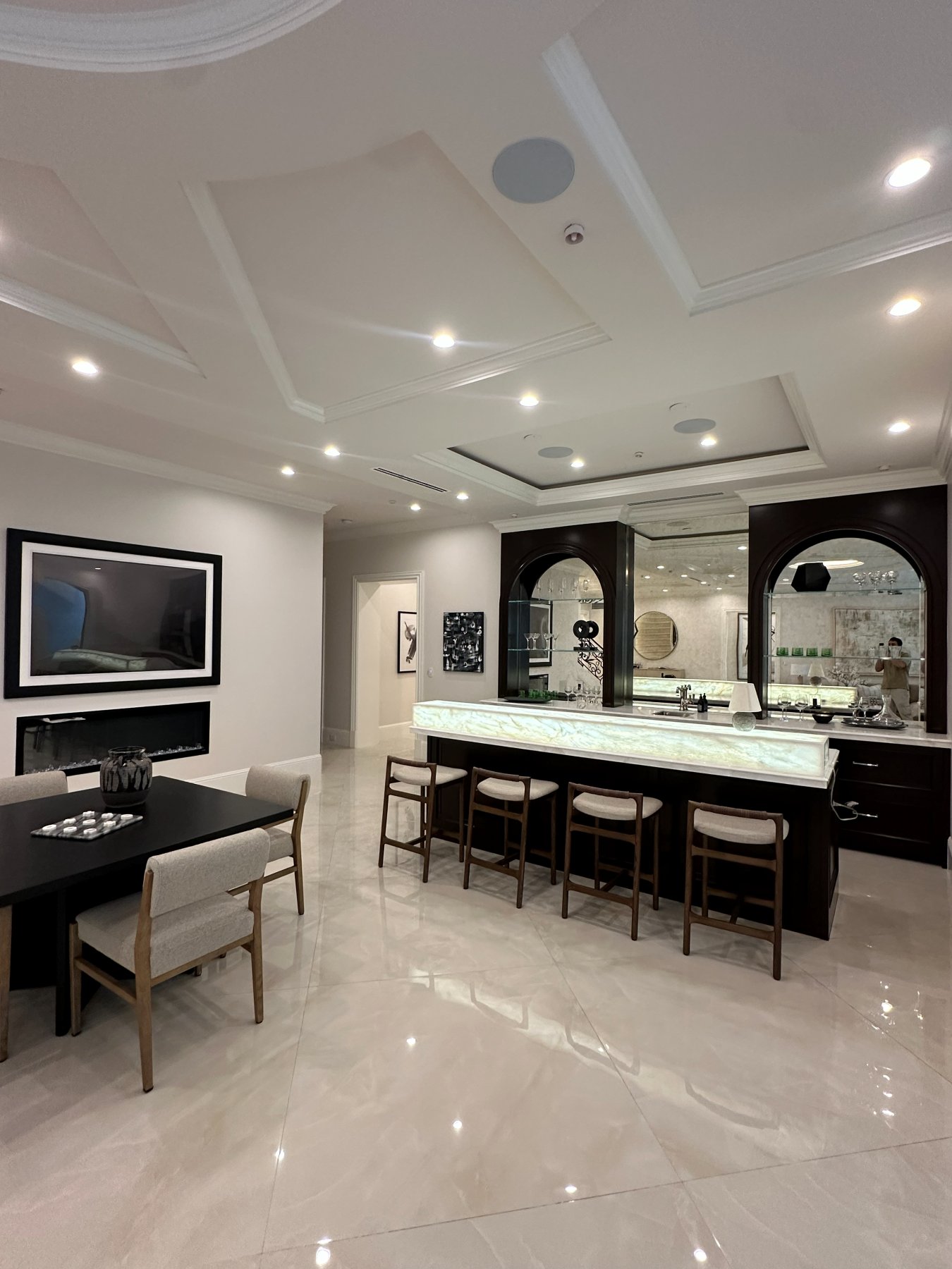 Completed kitchen