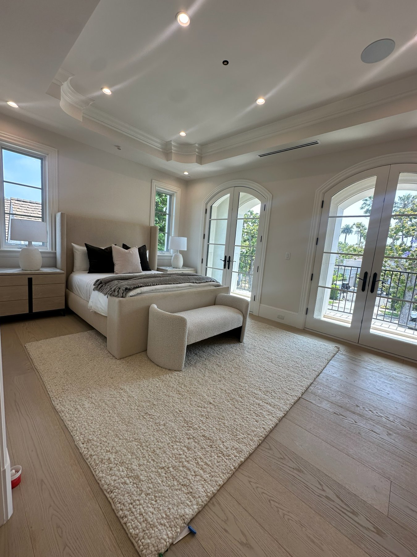 Completed living room