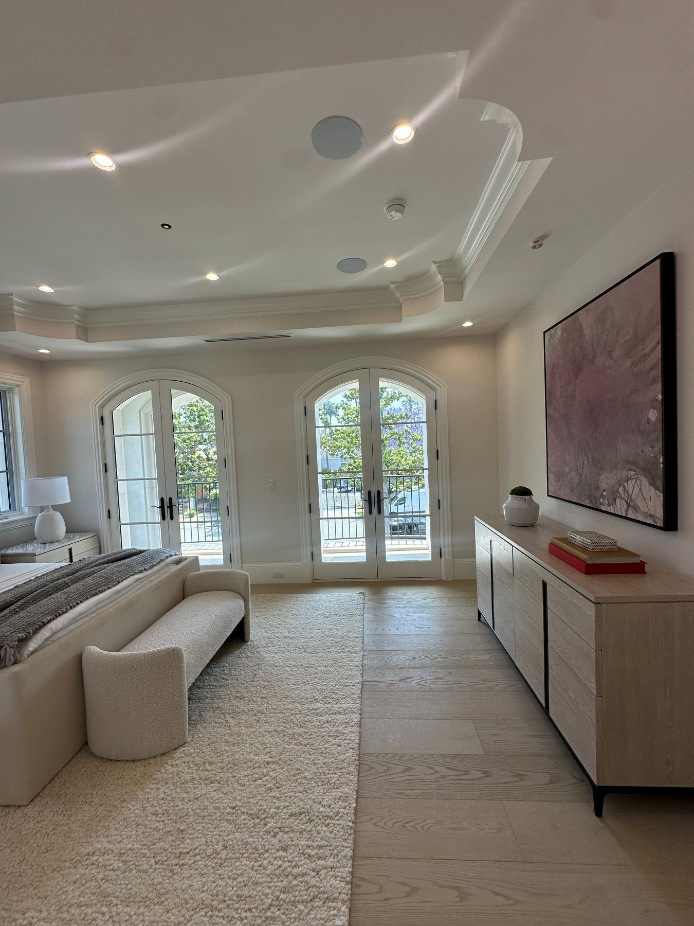 Completed living room