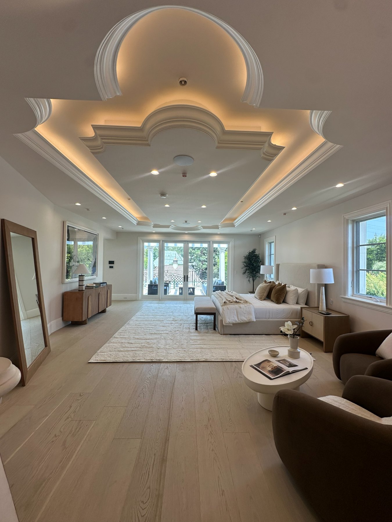 Completed living room