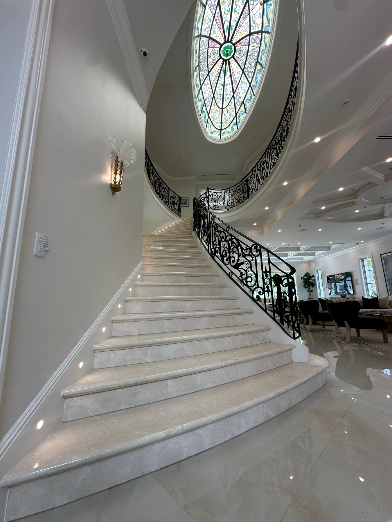 Completed salon
