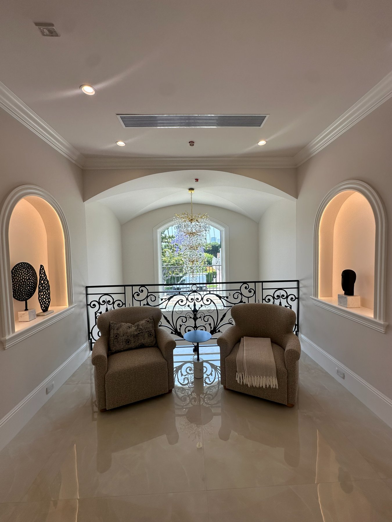 Completed salon