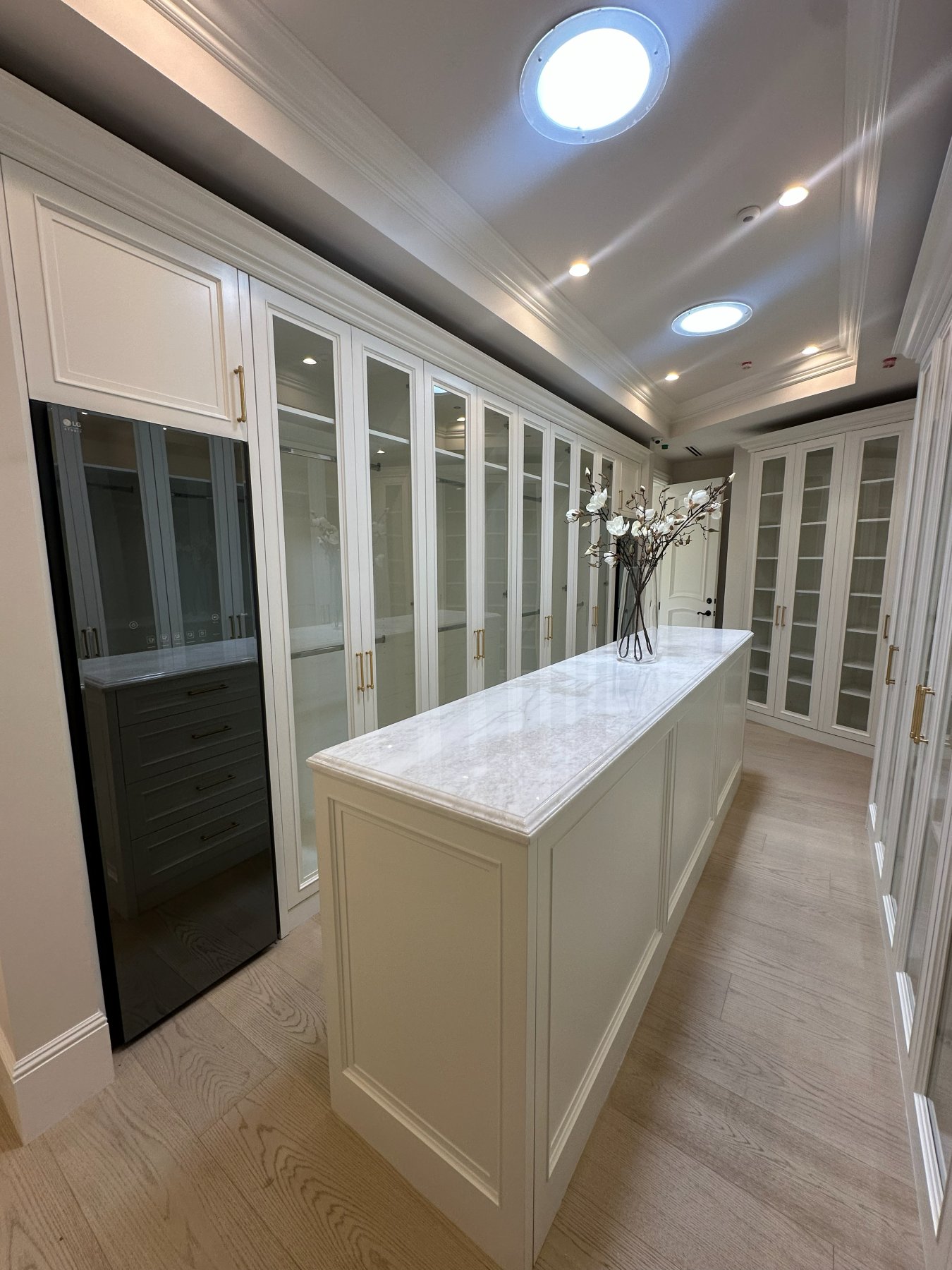 Completed salon