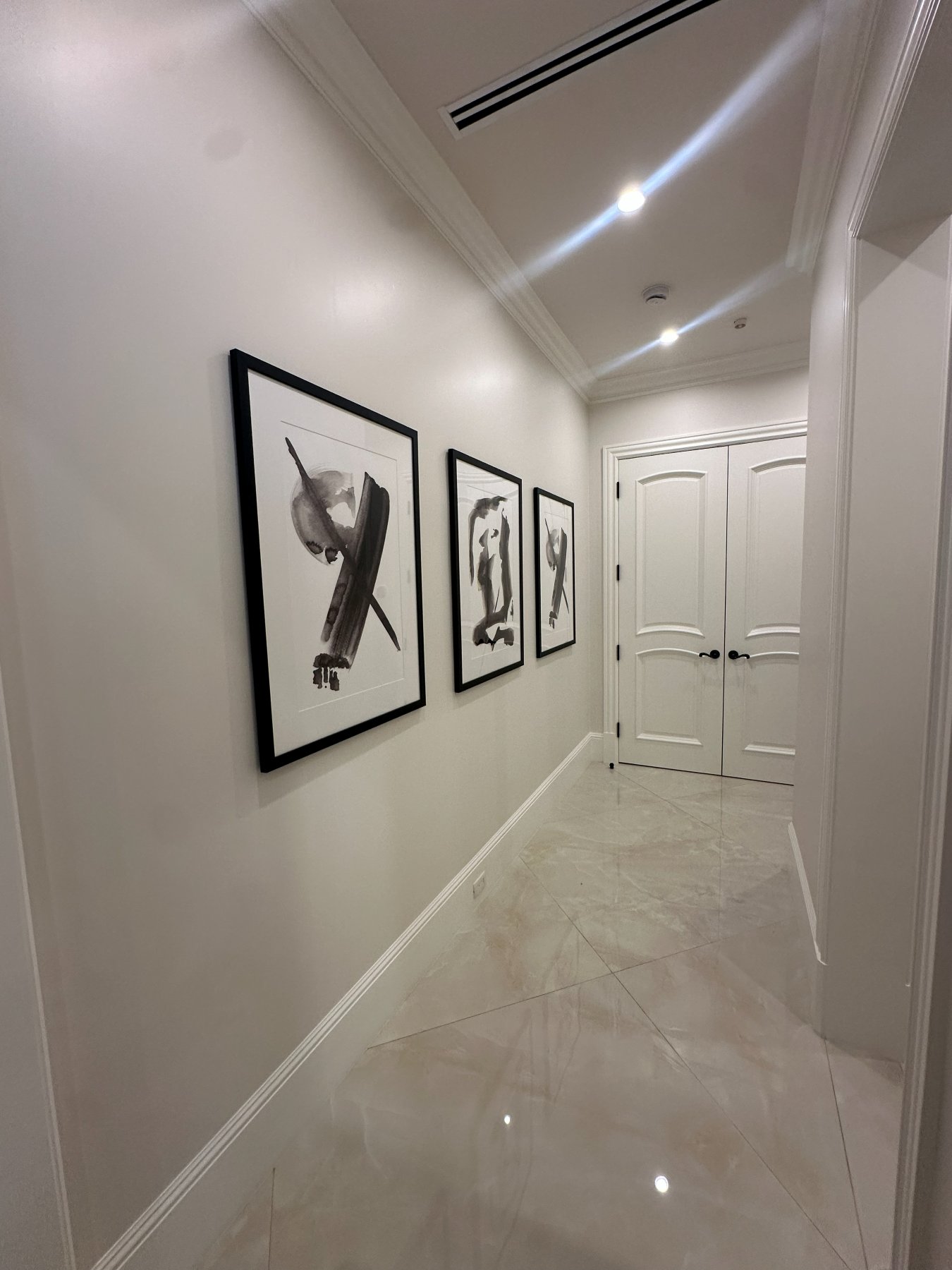 Completed salon