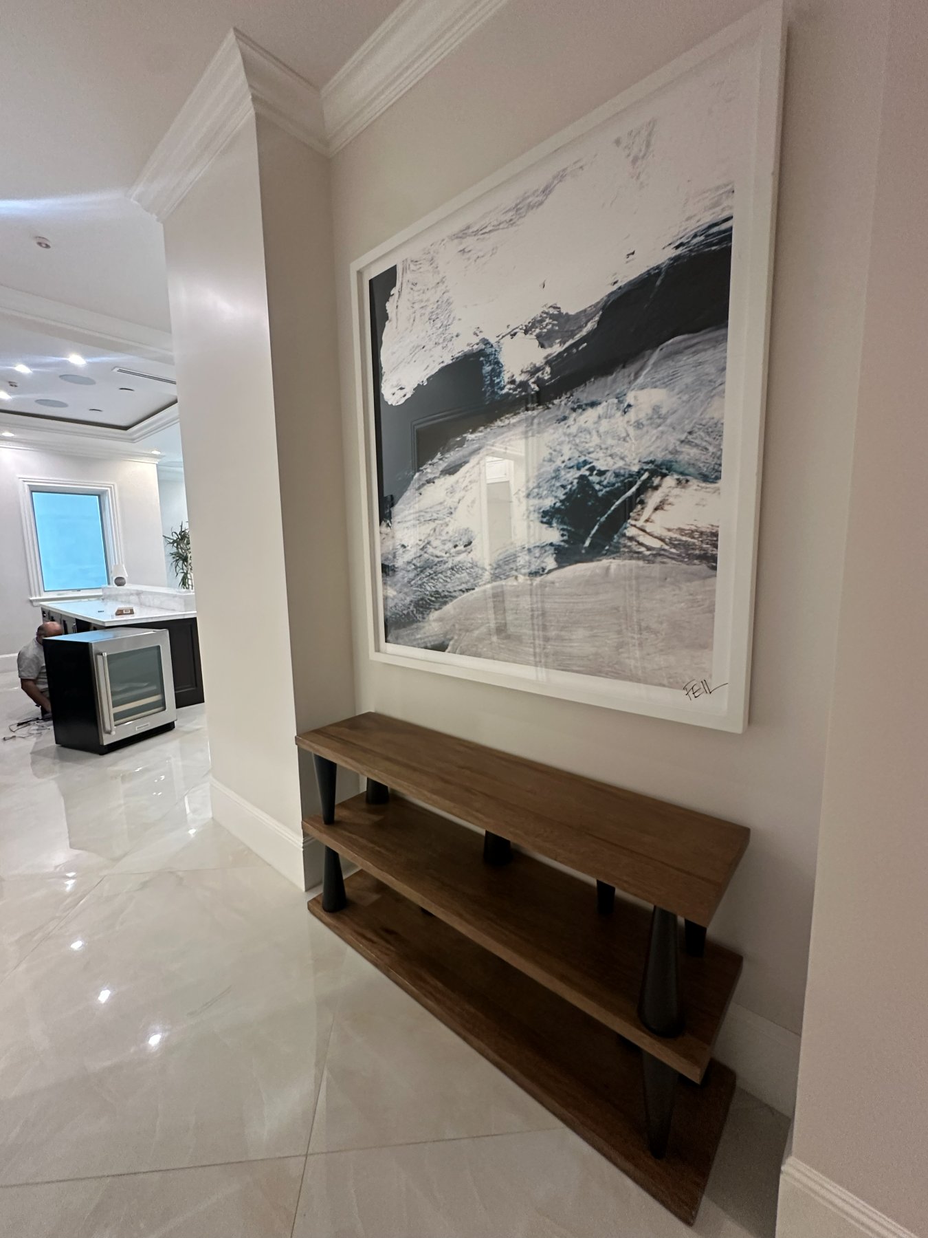 Completed salon