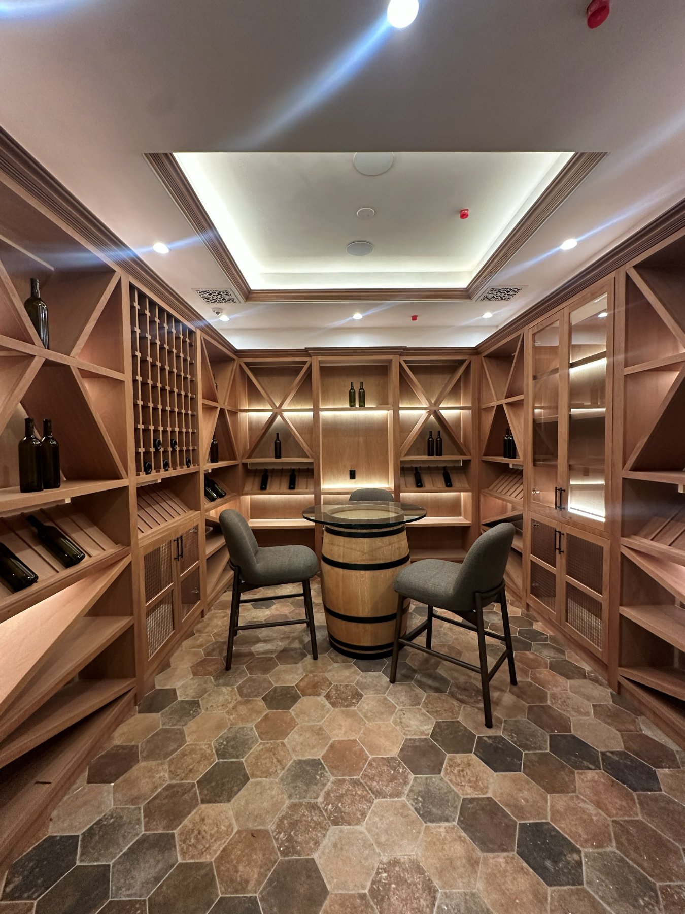Completed salon