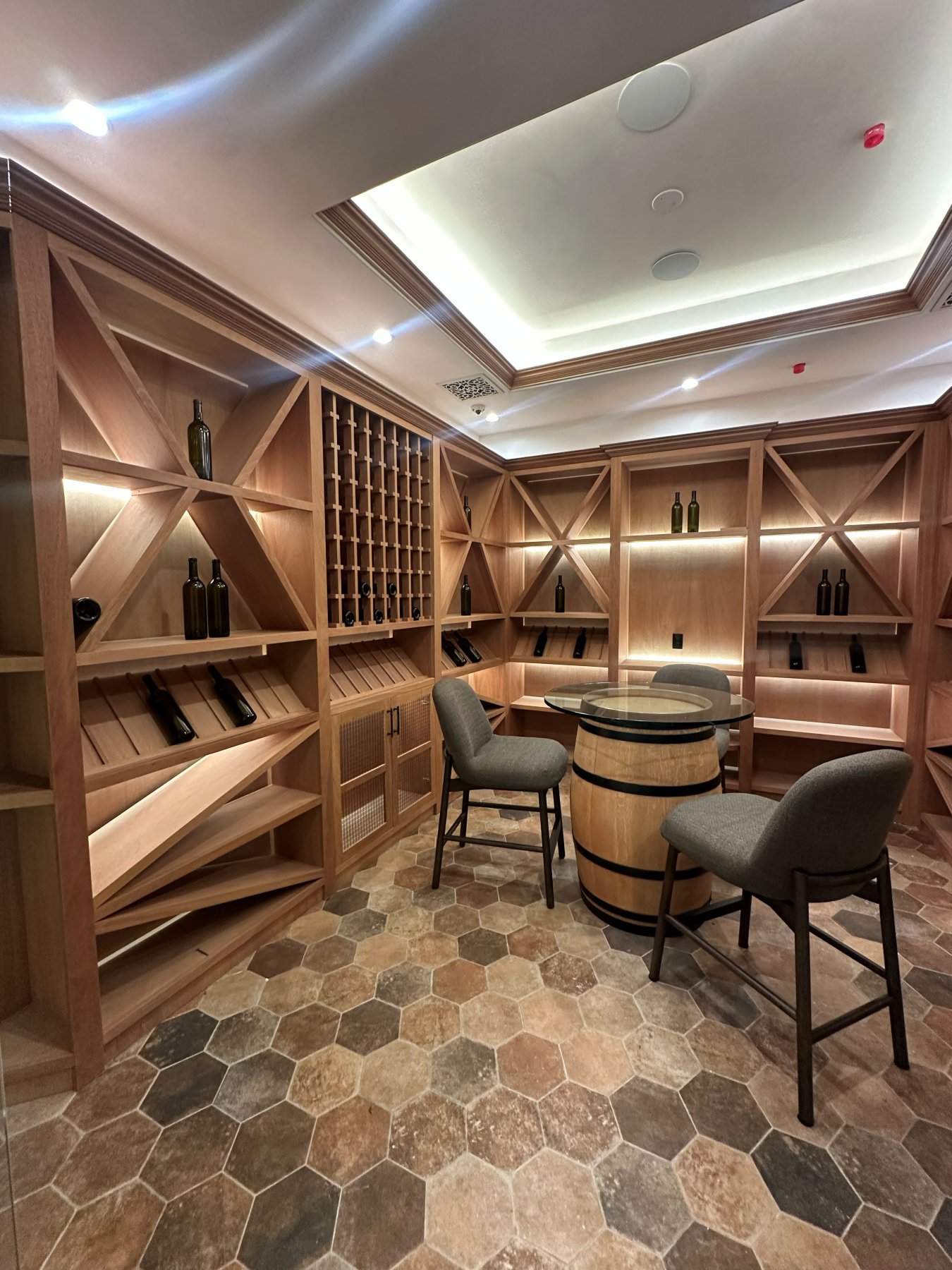 Completed salon