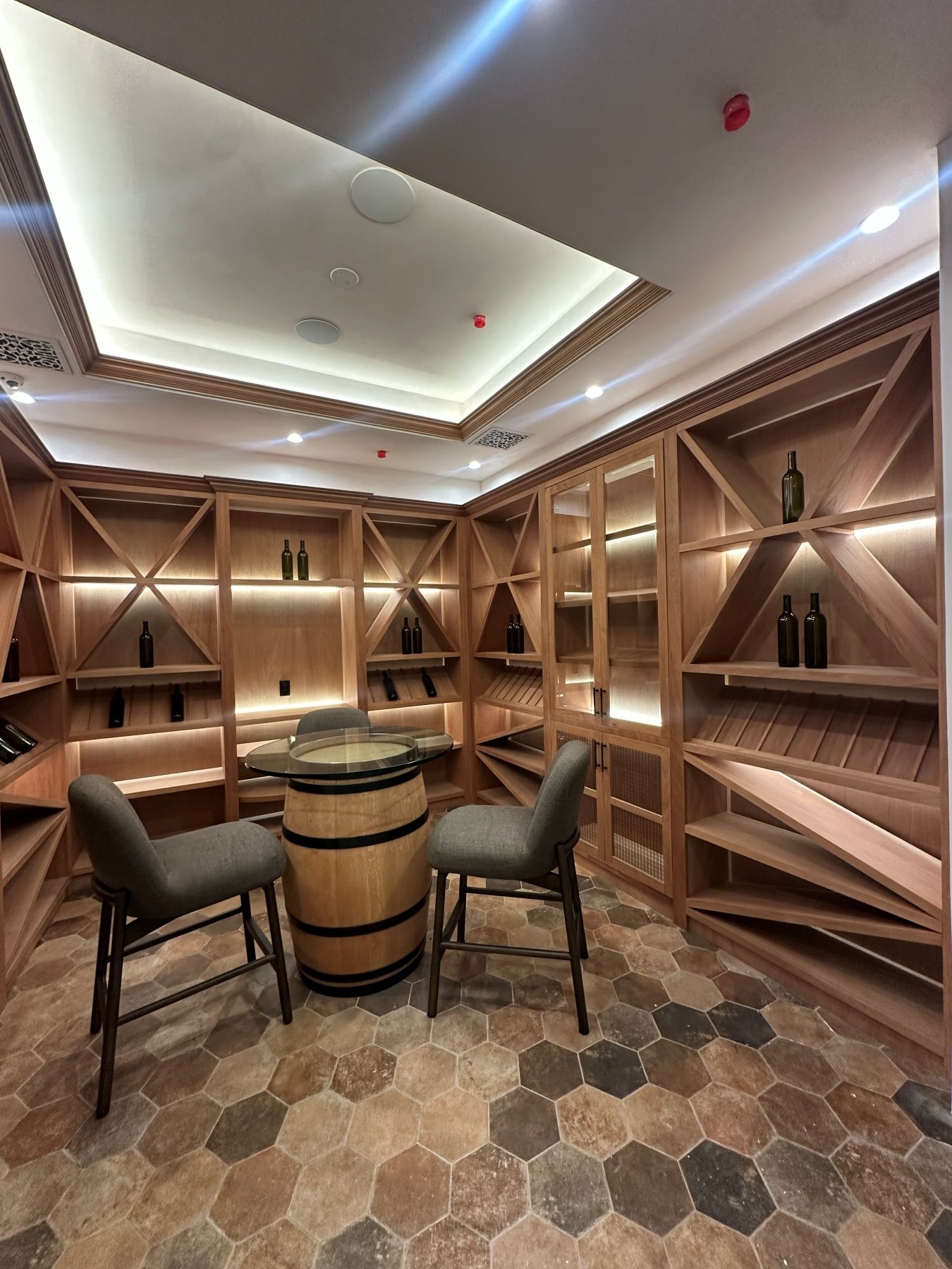Completed salon