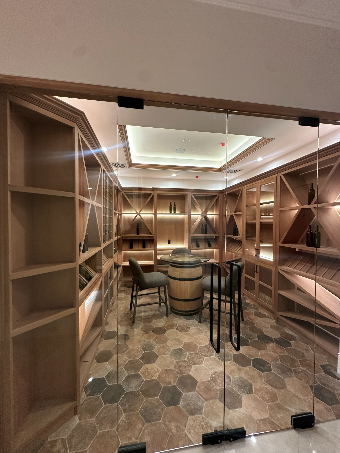 Completed salon