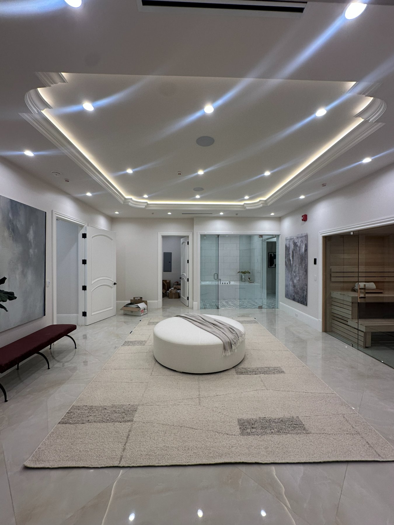 Completed salon