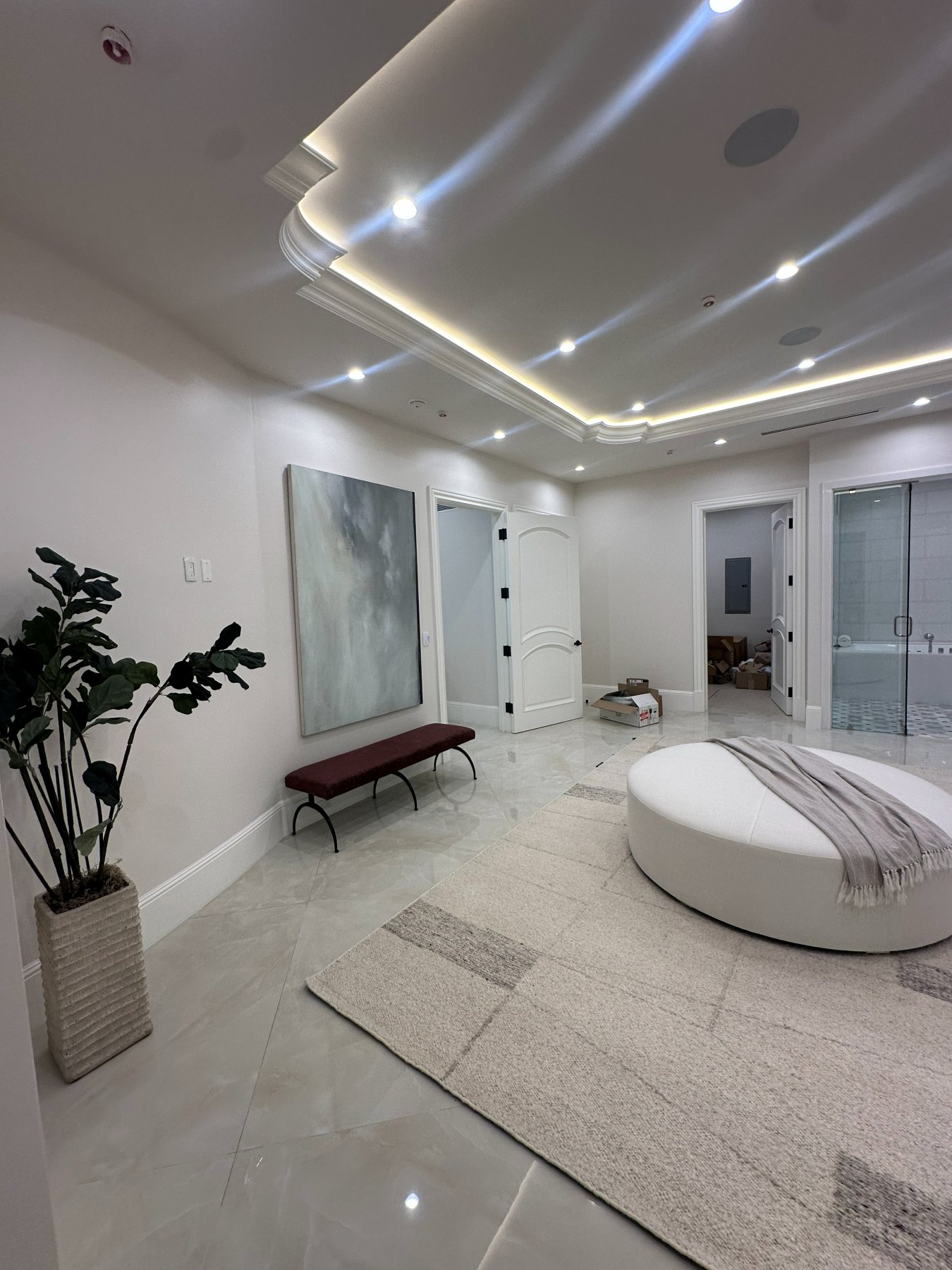 Completed salon