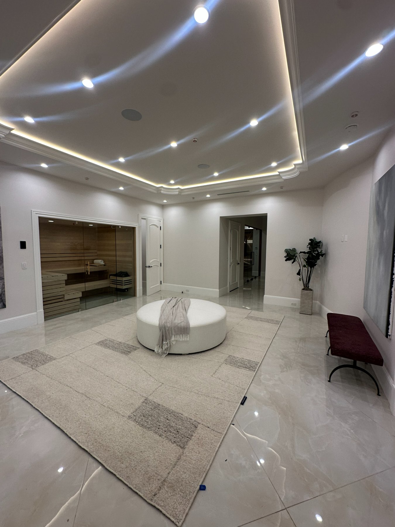 Completed salon