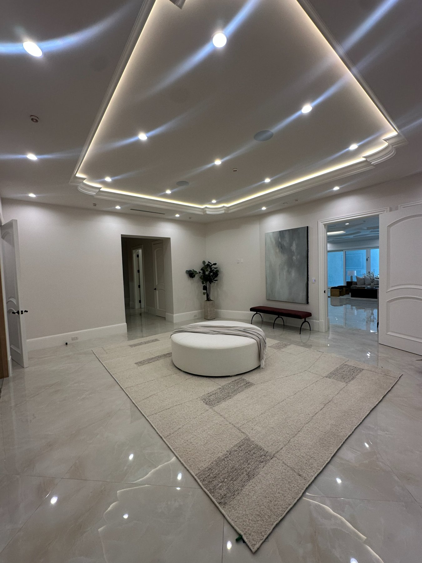 Completed salon