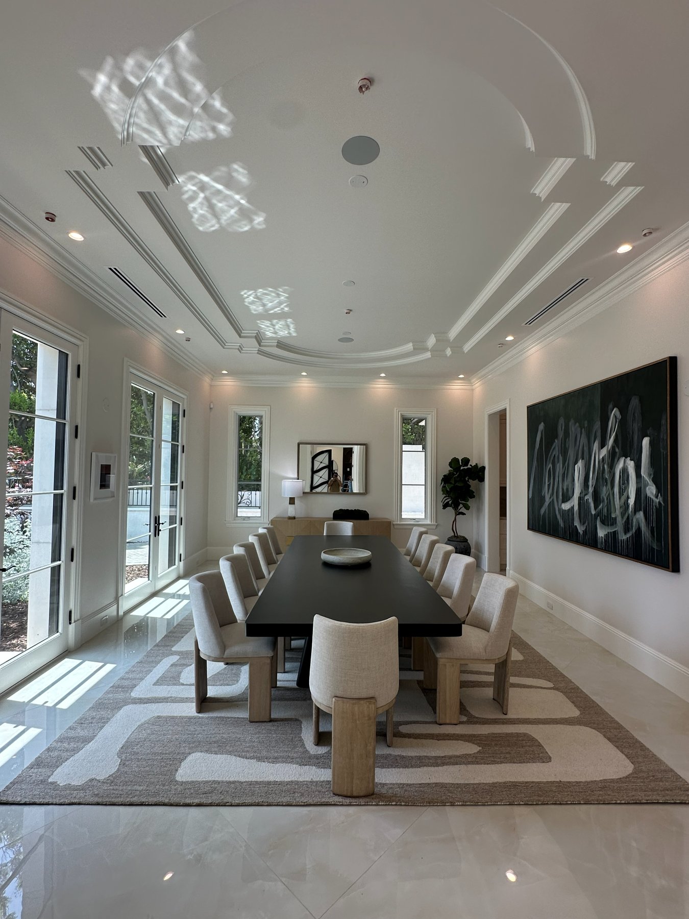 Completed salon